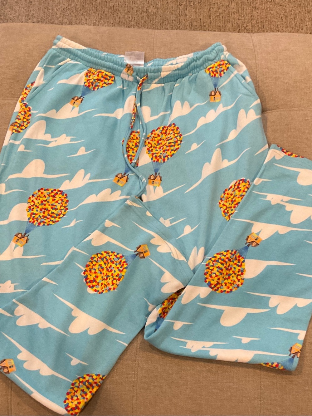 Loot Crate Blue Hot Air Balloon Lounge Pants